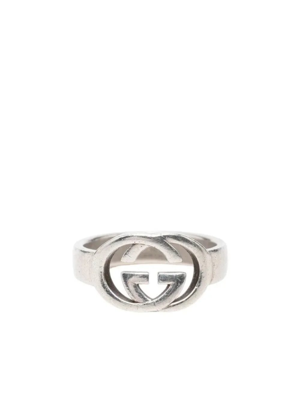 Gucci Interlocking Ring Silver